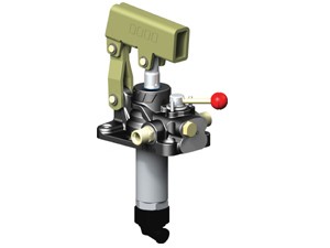 意大利OMFB公司PMI系列雙作用液壓手動泵，排量12cc/25cc/45cc，壓力：350bar/300bar/270bar，可帶或不帶安全閥。油箱安裝。